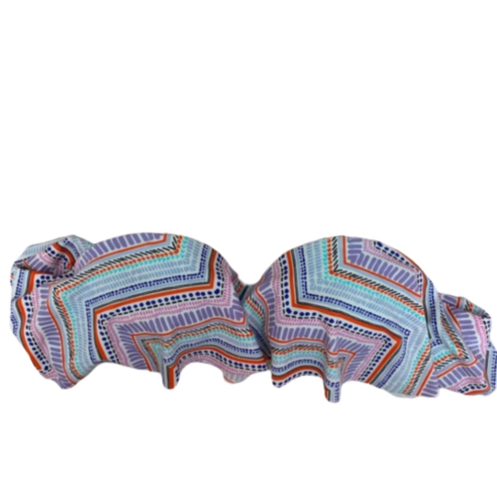 Xhilaration Chevron Bikini Bandeau Top Size Medium